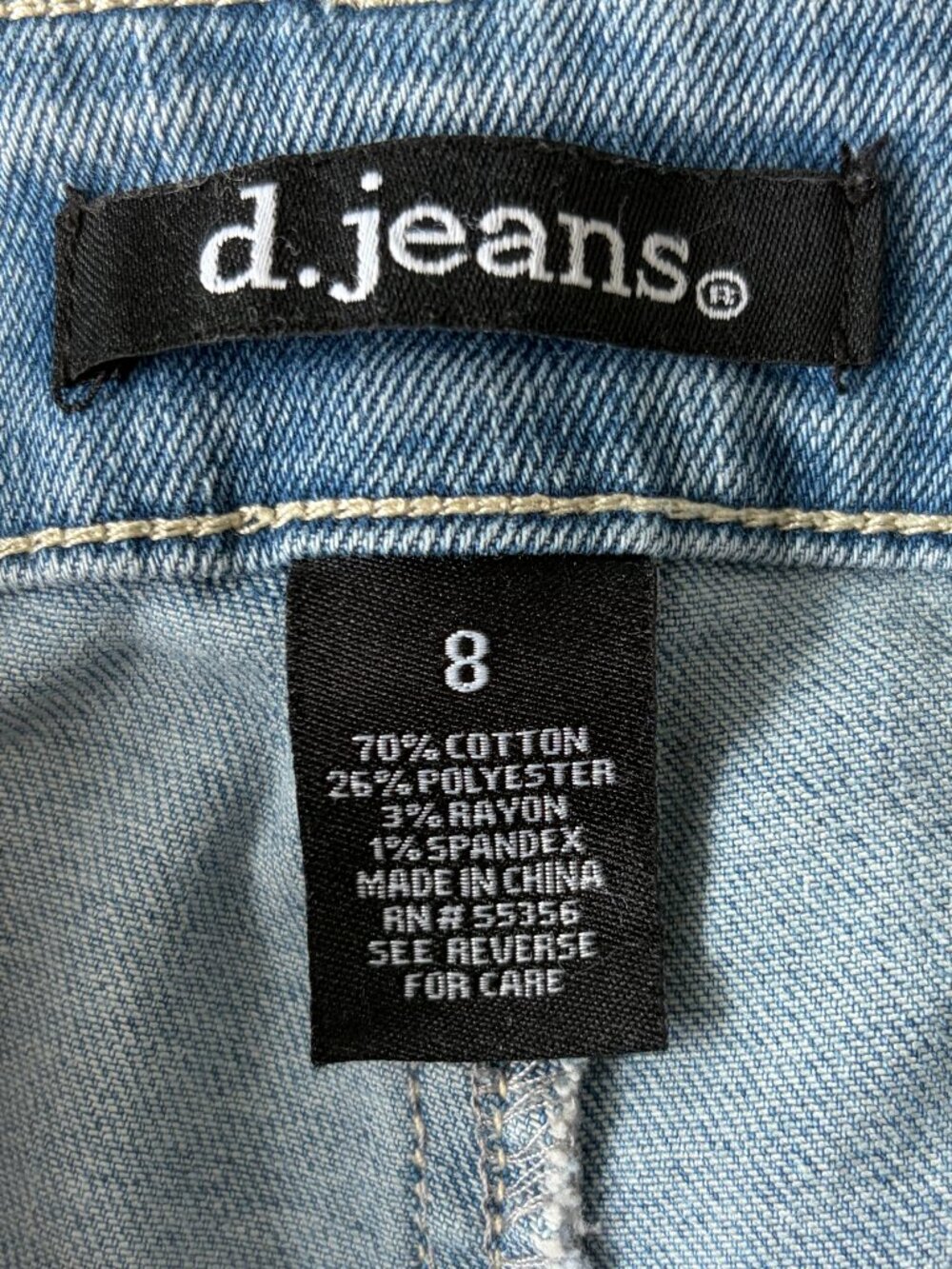 d.jeans Mid-Rise Wide Leg Jeans 8 - Picture 4 of 4